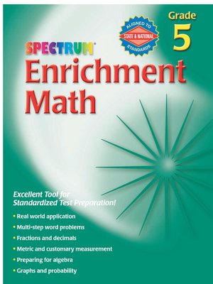 cover image of Enrichment Math, Grade 5